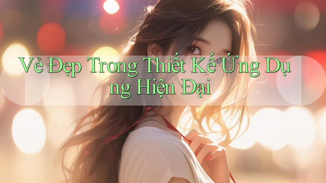 Vẻ Đẹp Trong Thiết Kế Ứng Dụng Hiện Đại Vẻ Đẹp Trong Thiết Kế Ứng Dụng Hiện Đại