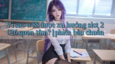 Vì sao w88 được xu hướng slot 2026 quan tâm phiên bản chuẩn