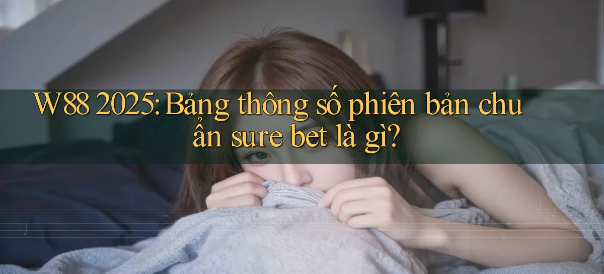 W88 2025 bảng thông số phiên bản chuẩn sure bet là gì