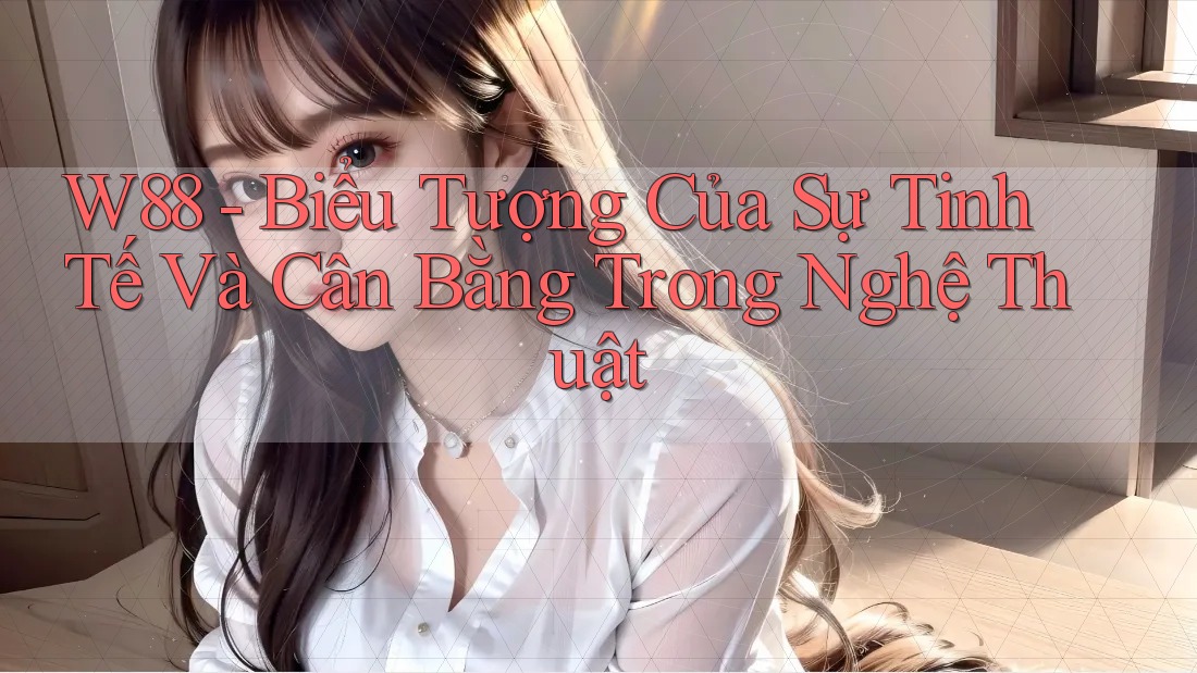 W88 - Biểu Tượng Của Sự Tinh Tế Và Cân Bằng Trong Nghệ Thuật W88 - Biểu Tượng Của Sự Tinh Tế Và Cân Bằng Trong Nghệ Thuật
