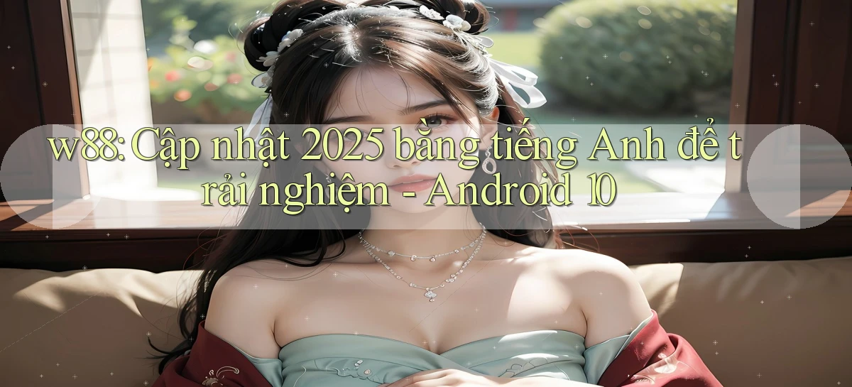 w88 cập nhật 2025 bằng tiếng Anh để trải nghiệm   Android 10