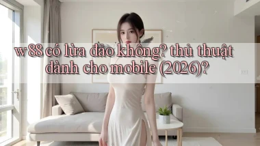 w88 có lừa đảo không thủ thuật dành cho mobile (2026)