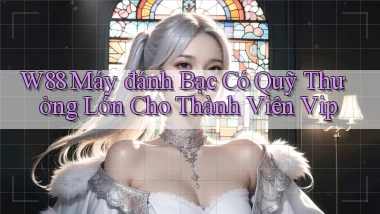 w88  máy đánh bạc có quỹ thưởng lớn cho thành viên vip