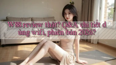 W88 review thật Q&A chi tiết dùng wifi, phiên bản 2026