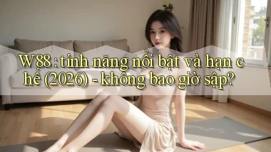 W88 tính năng nổi bật và hạn chế (2026)   không bao giờ sập